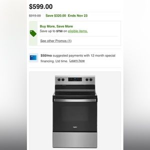 Black & Grey Electric Stove